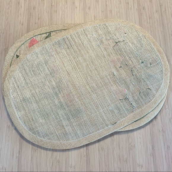 Woven Rattan Placemats Set of 6 - Picture 5 of 7